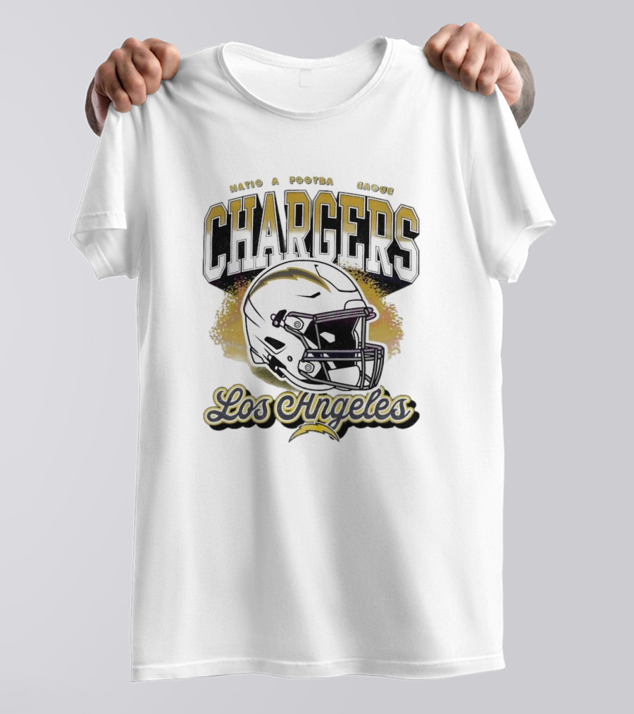 National Football League Chargers Los Angeles Helmet 2025 T-Shirt