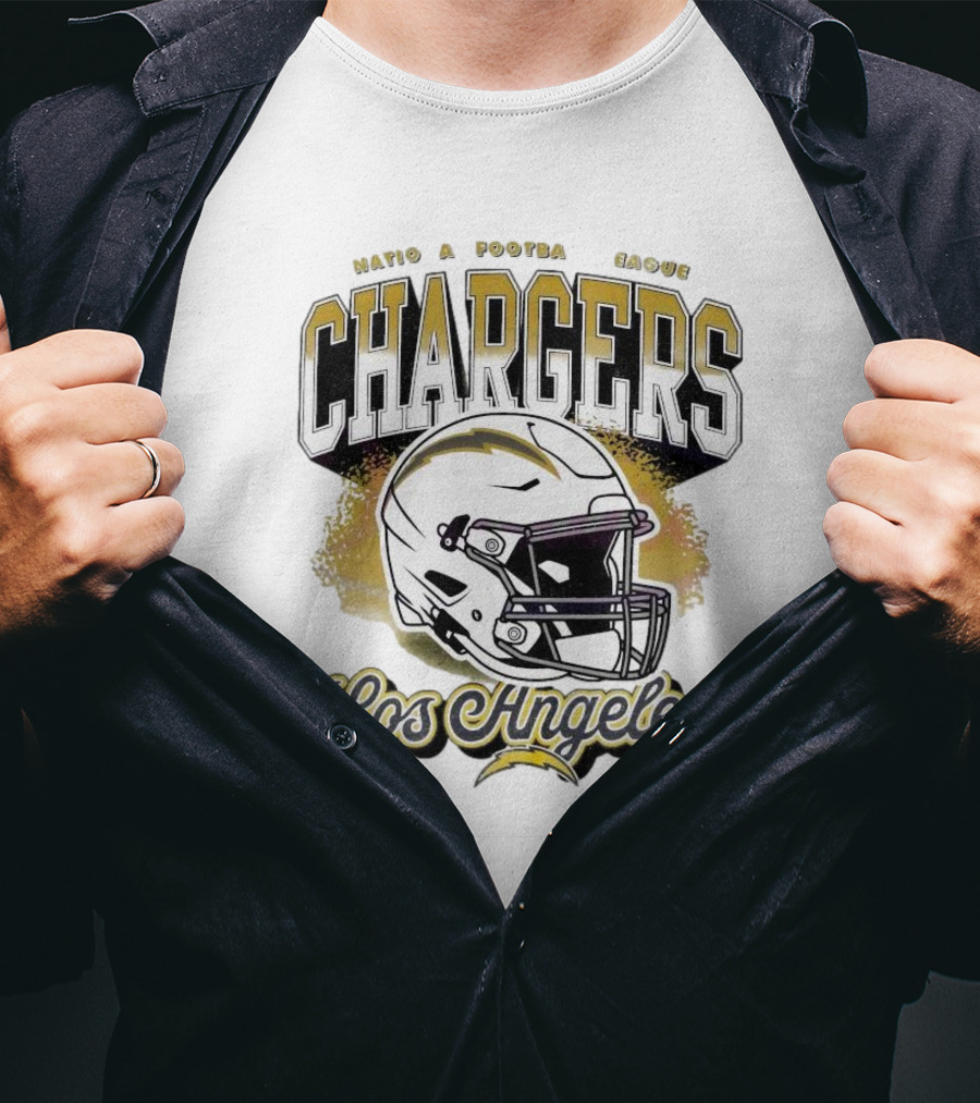 National Football League Chargers Los Angeles Helmet 2025 T-Shirt
