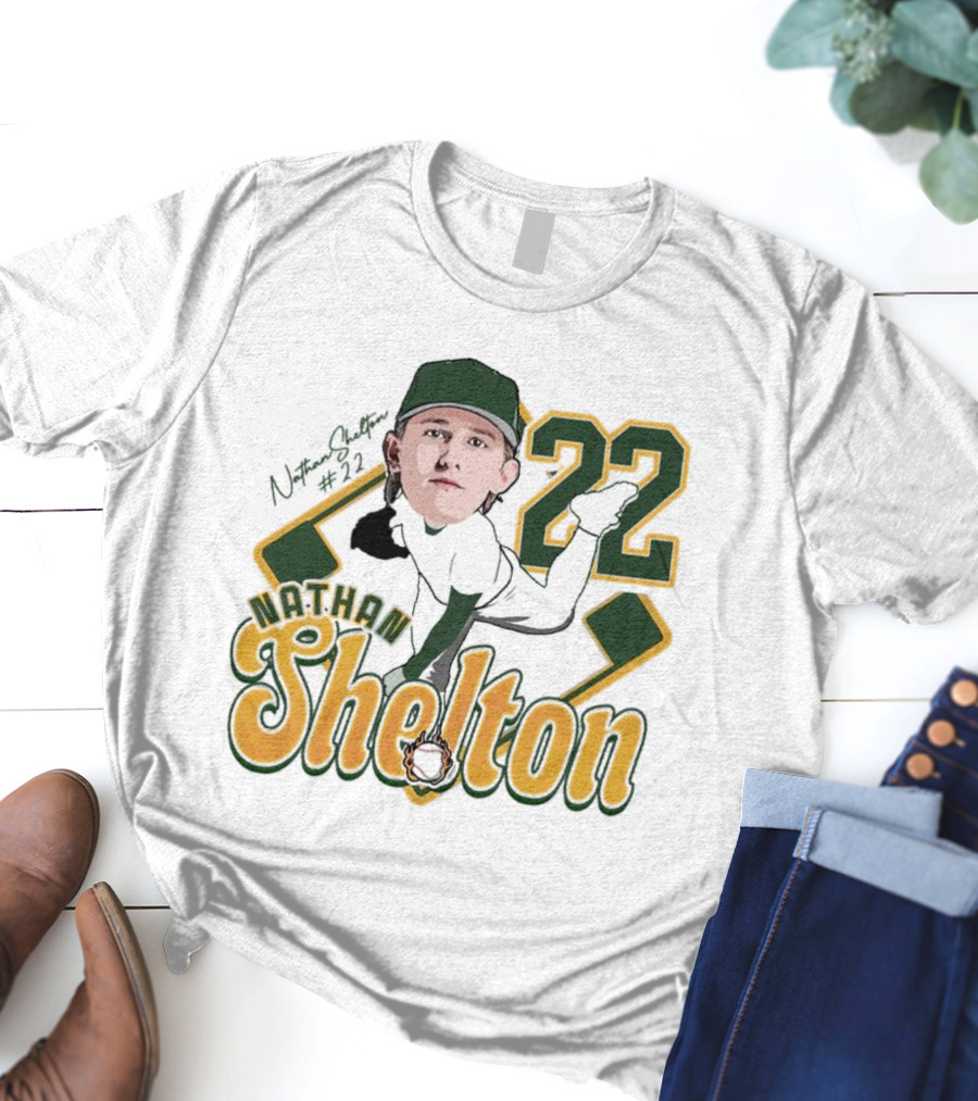 Nathan Shelton 22 Baseball Player 2025 T-Shirt