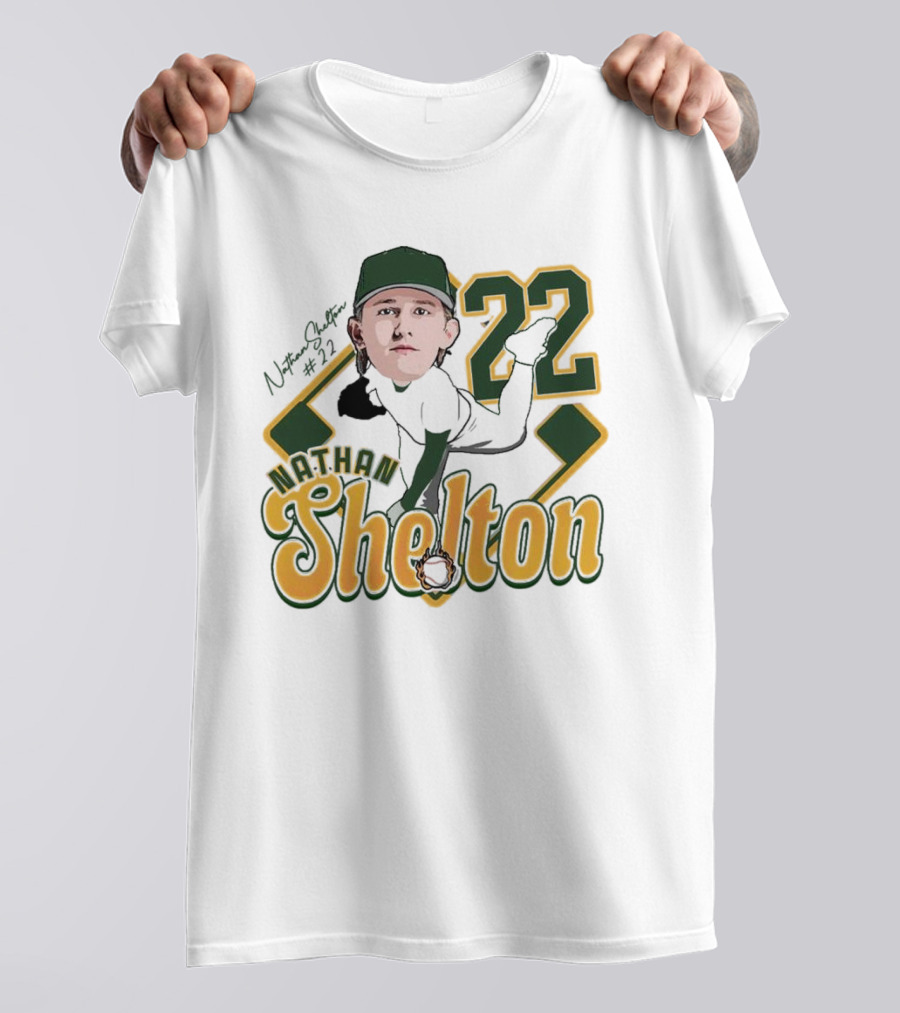 Nathan Shelton 22 Baseball Player 2025 T-Shirt