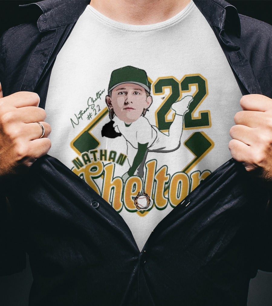 Nathan Shelton 22 Baseball Player 2025 T-Shirt