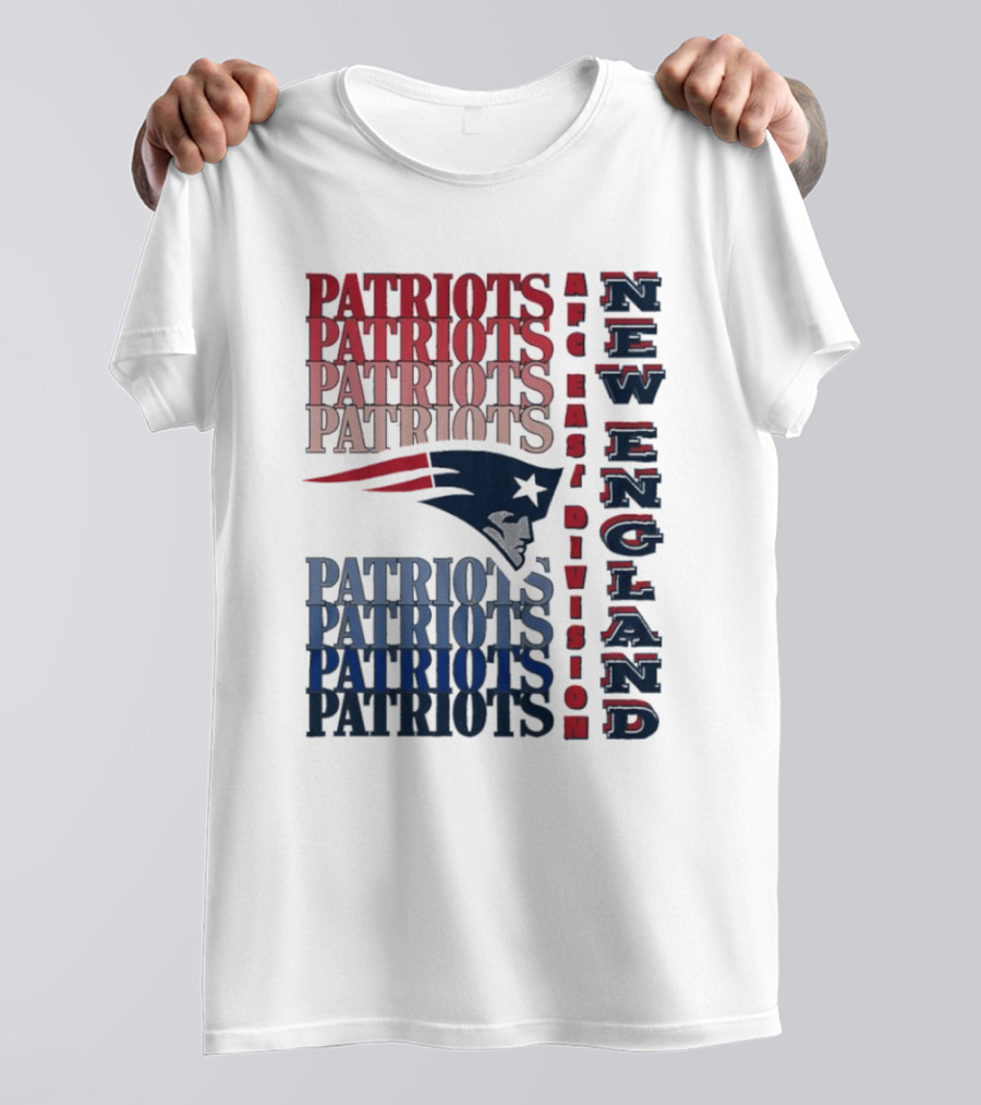 Patriots New England AFC East Division Football Team T-Shirt