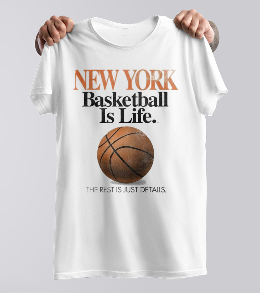New York Basketball Is Life NYC BIL T-Shirt