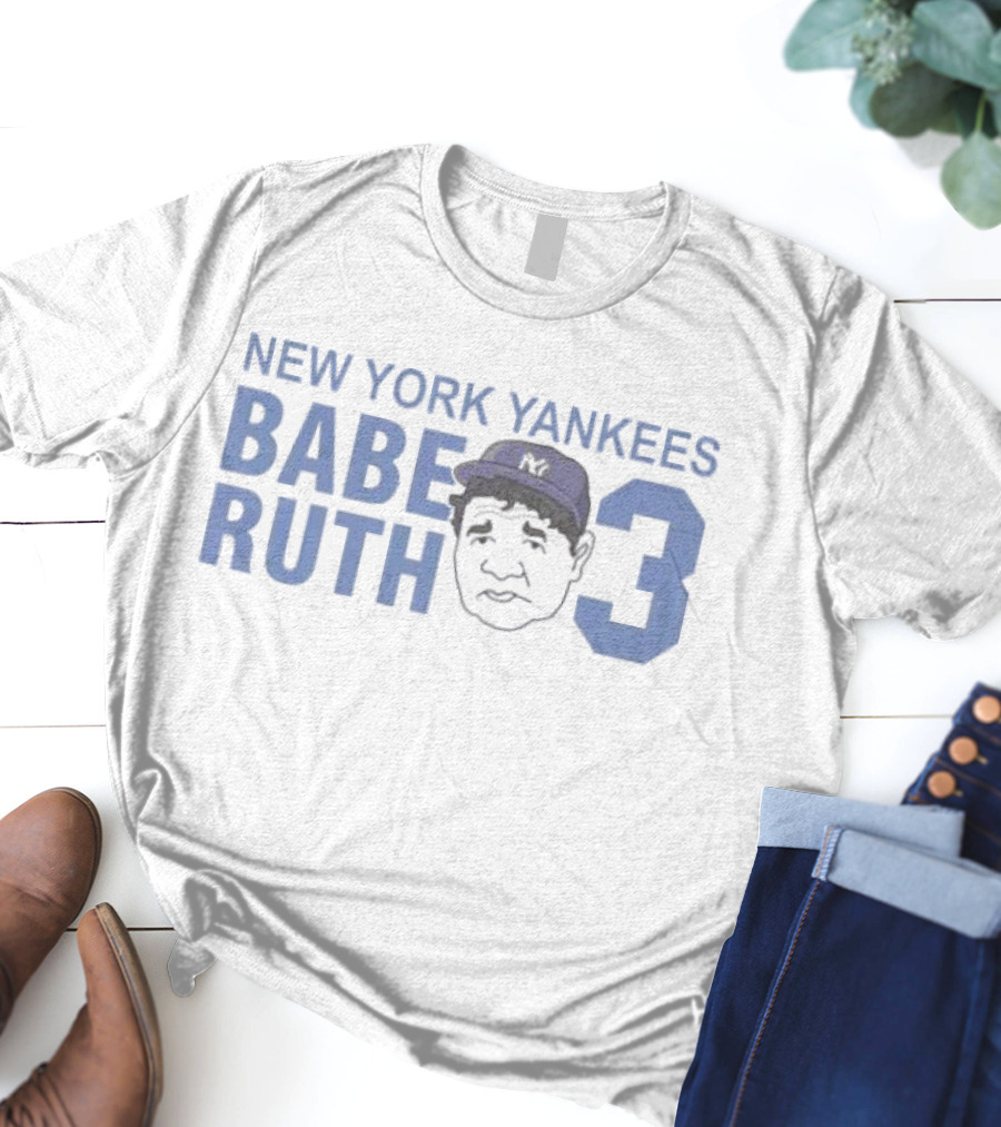 New York Yankees Babe Ruth 3 Vintage Baseball Legend T-Shirt