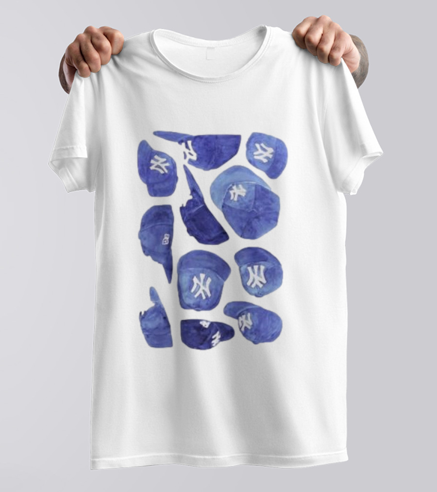 New York Yankees Hats Collection T-Shirt