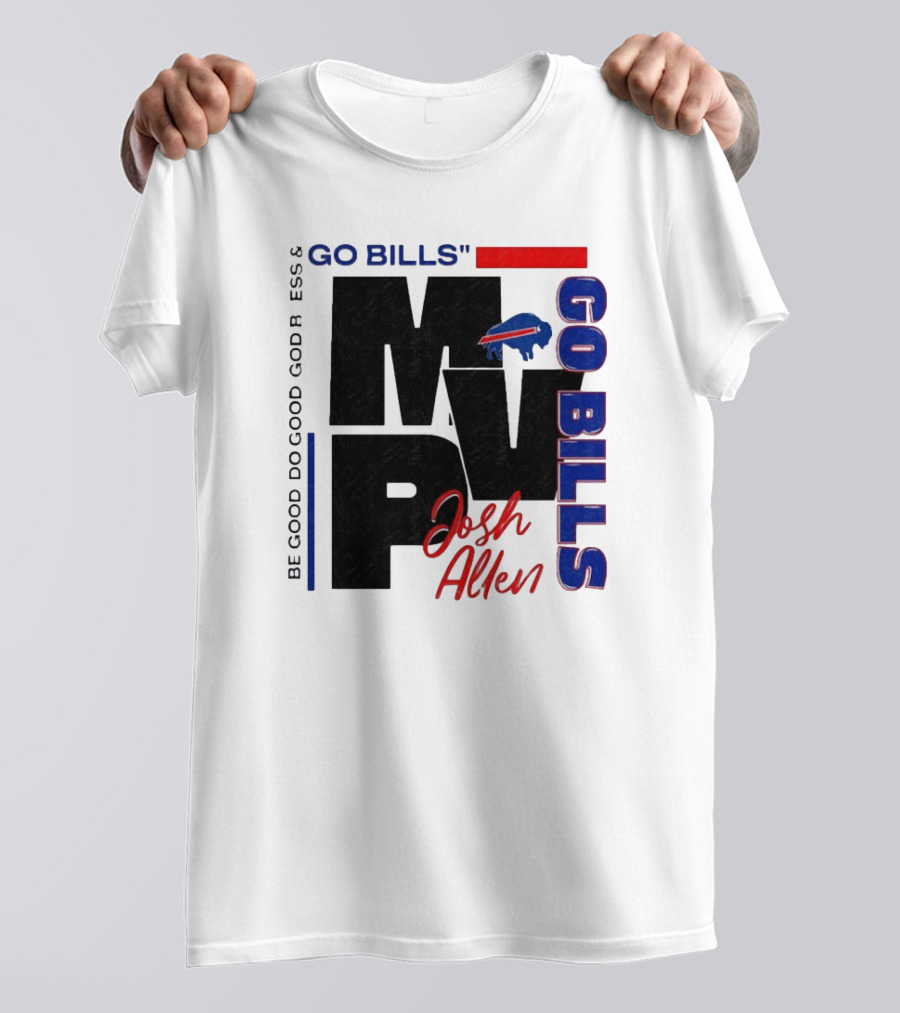 "Go Bills Josh Allen MVP Buffalo Football" T-Shirt