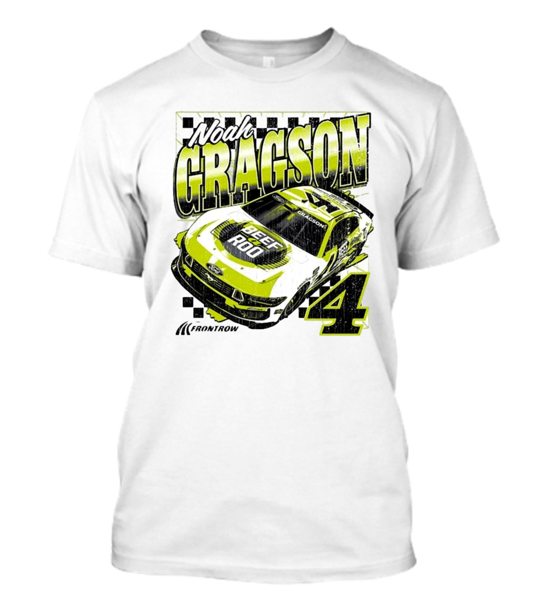 Noah Gragson Beef-A-Roo Car Racing Number 4 T-Shirt