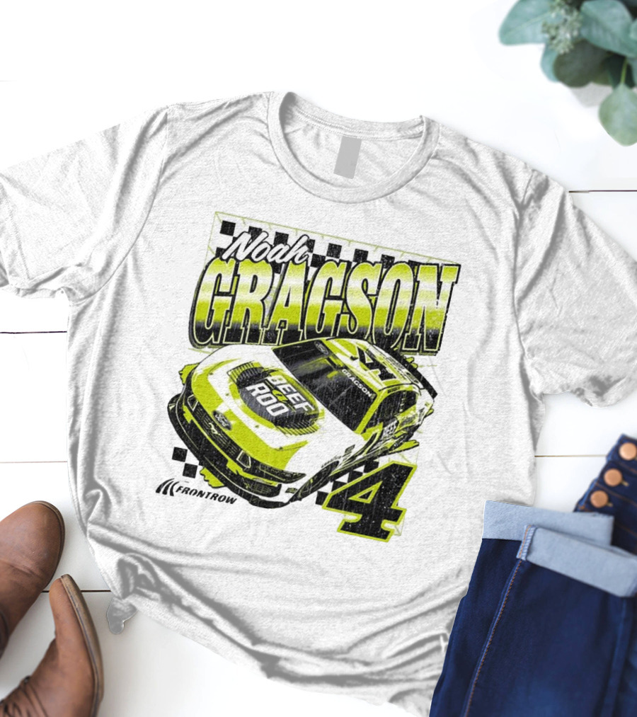 Noah Gragson Beef-A-Roo Car Racing Number 4 T-Shirt