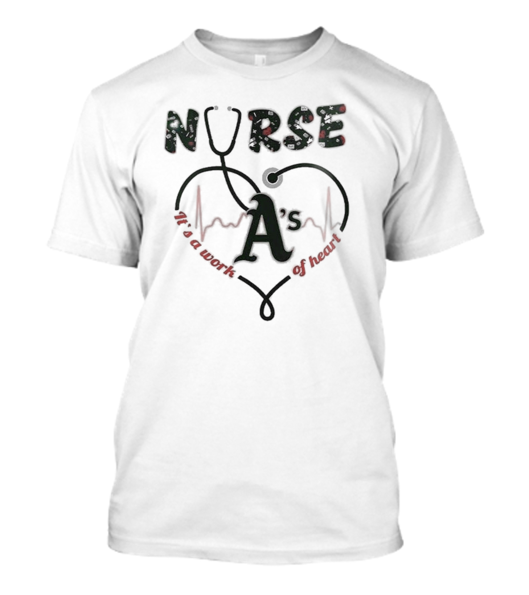 Oakland Athletics Nurses Appreciation Night 2025 Baseball T-Shirt