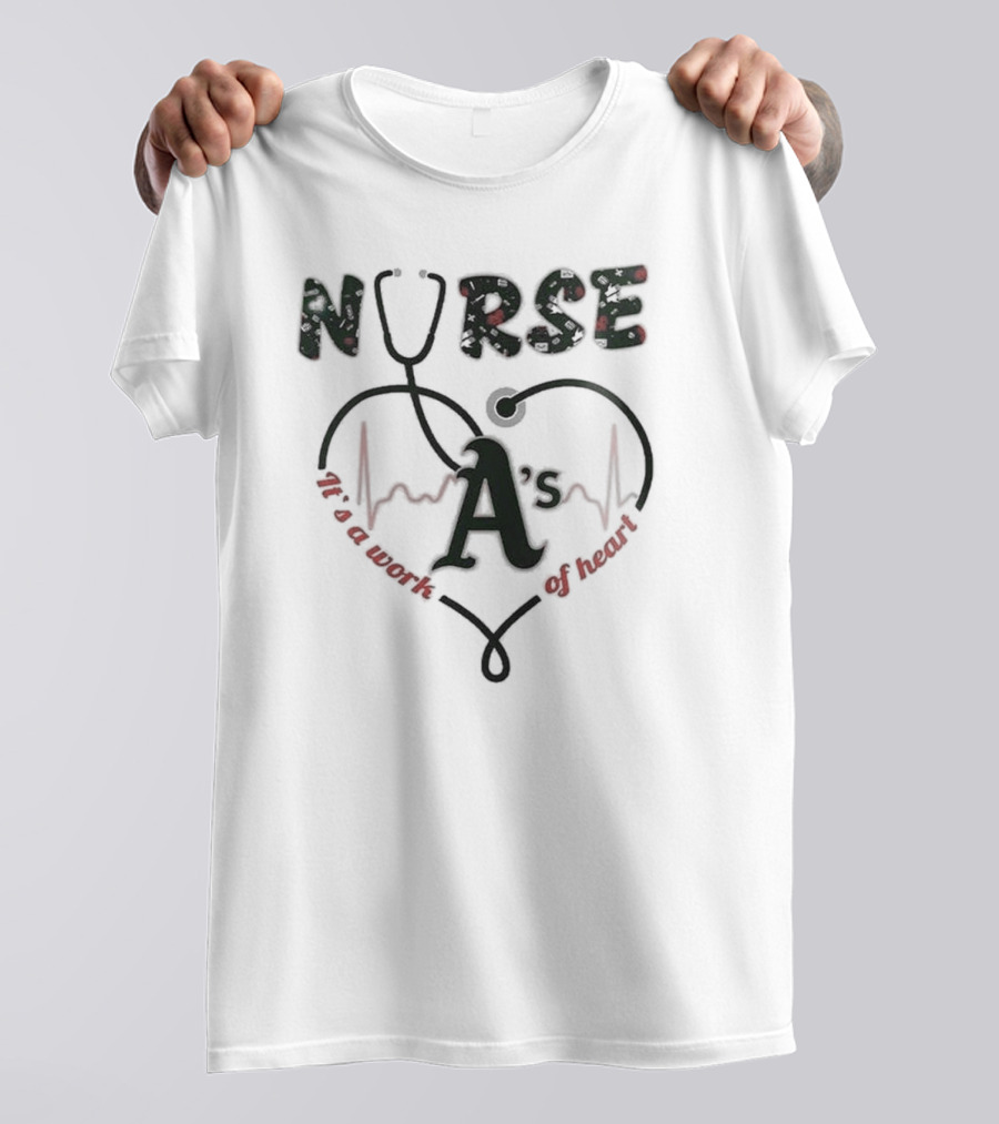 Oakland Athletics Nurses Appreciation Night 2025 Baseball T-Shirt