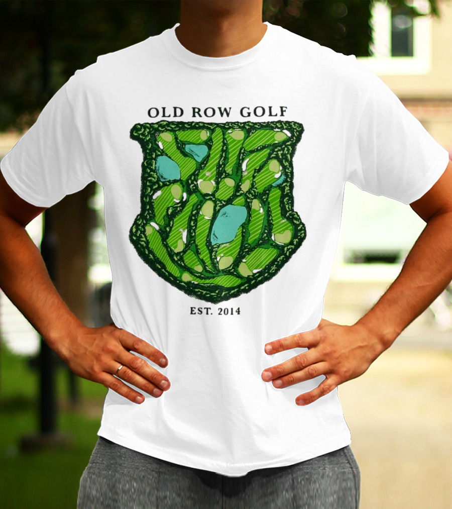 Old Row Golf Course Pigment Dyed T-Shirt