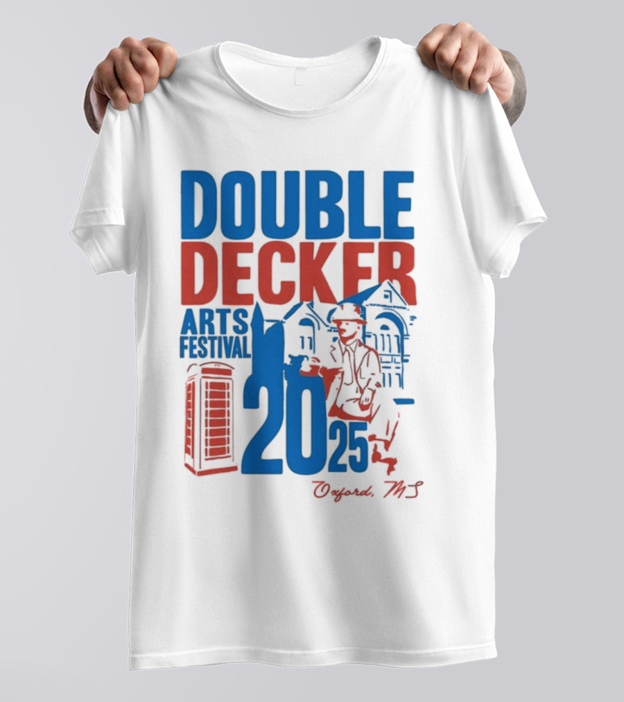 Ole Miss Rebels Double Decker Arts Festival 2025 Oxford MS T-Shirt