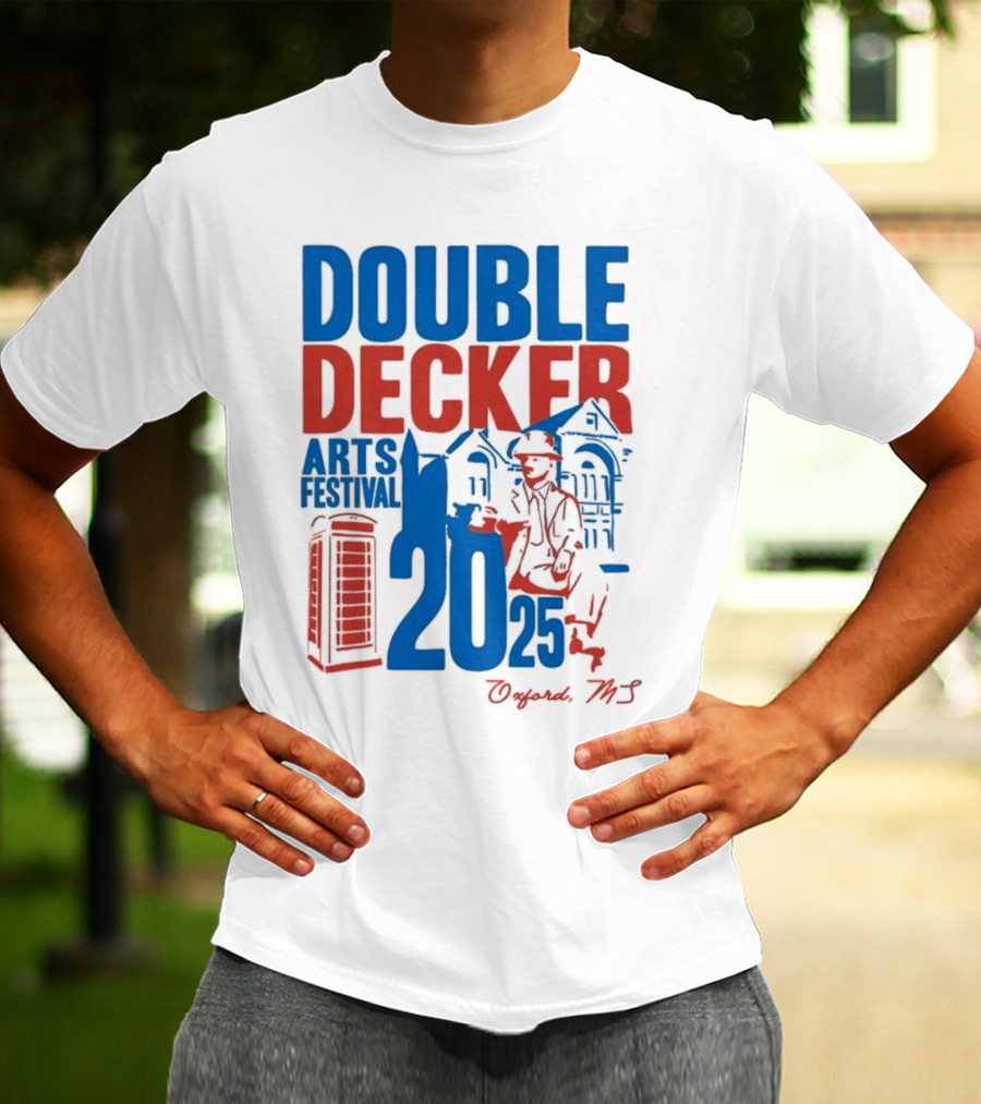 Ole Miss Rebels Double Decker Arts Festival 2025 Oxford MS T-Shirt