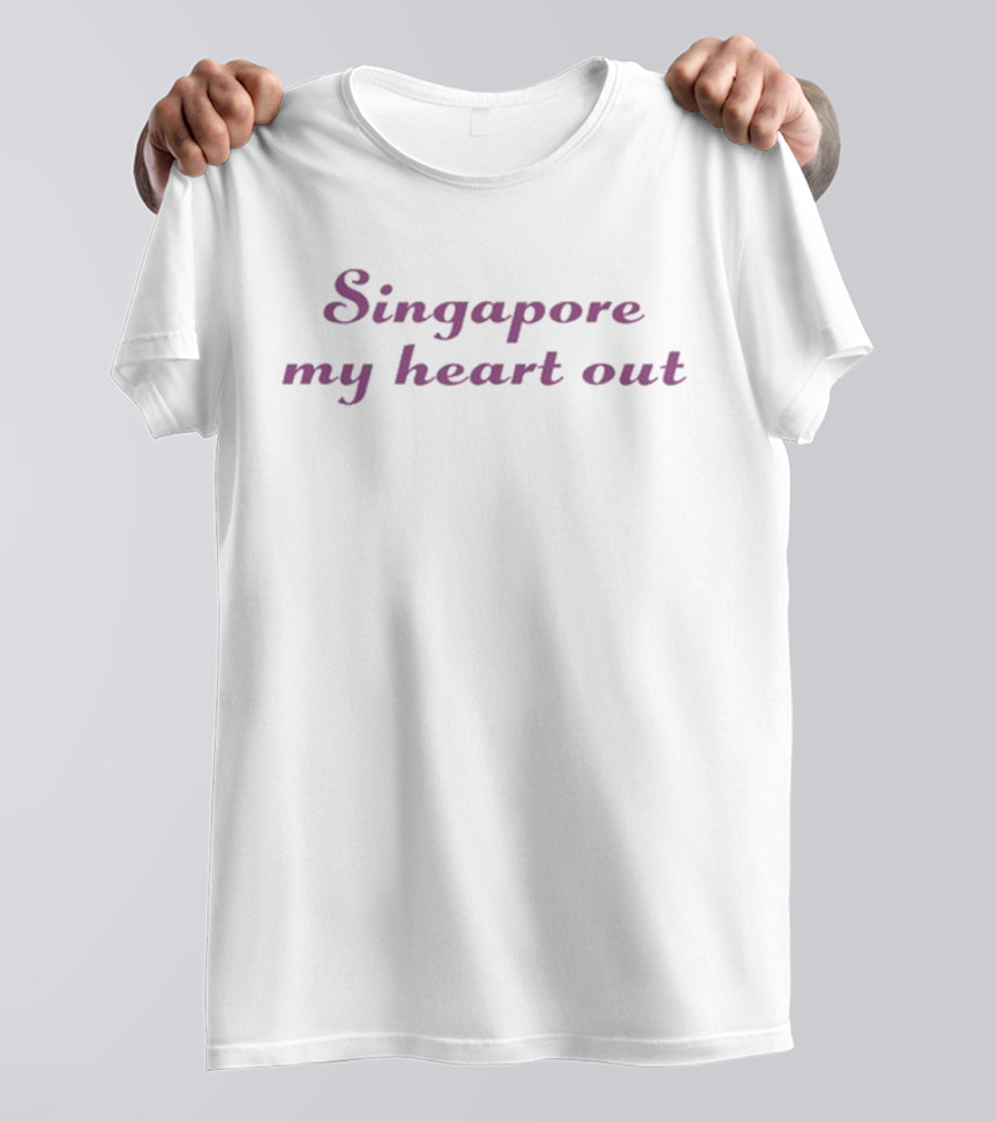 Olivia Rodrigo Wearing Singapore My Heart Out T-Shirt