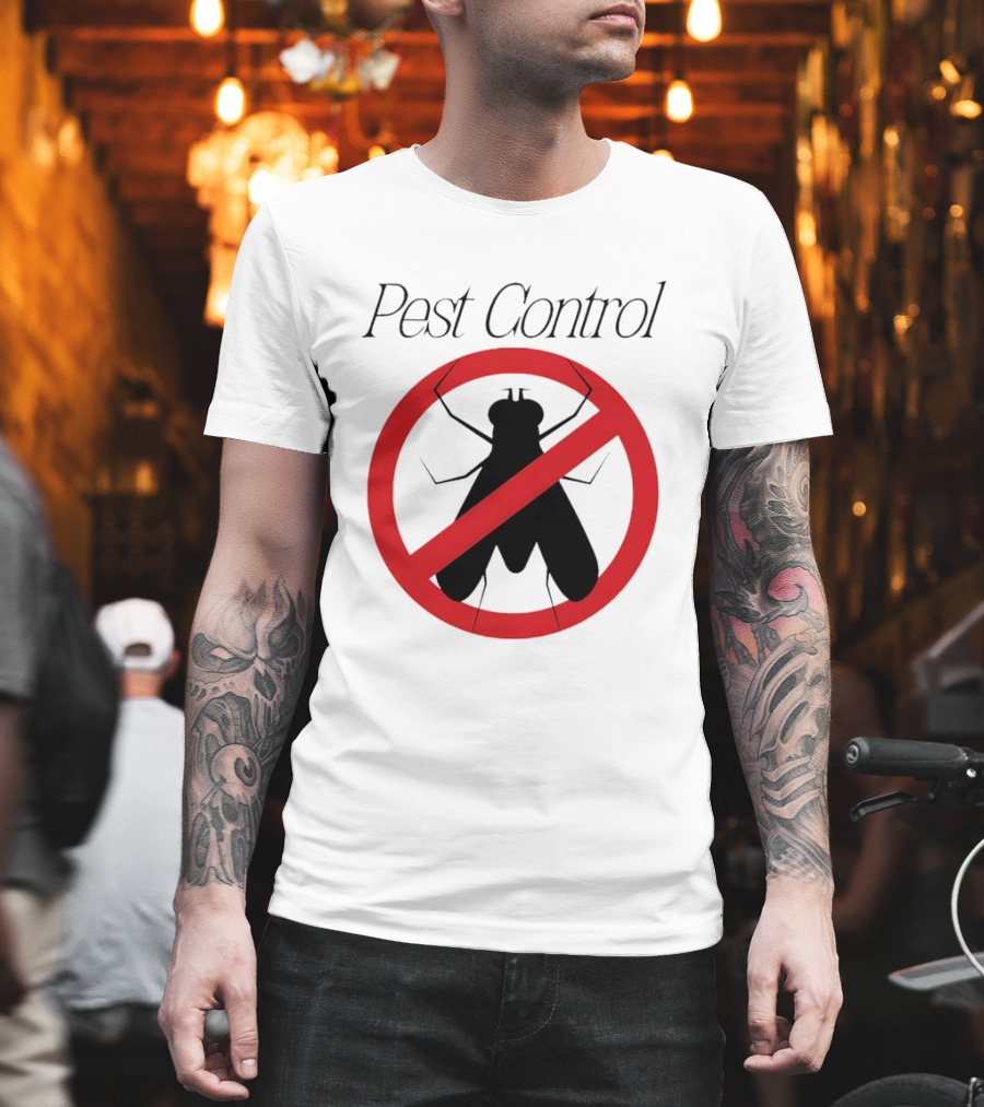 Ghostbusters Pest Control Logo Design T-Shirt