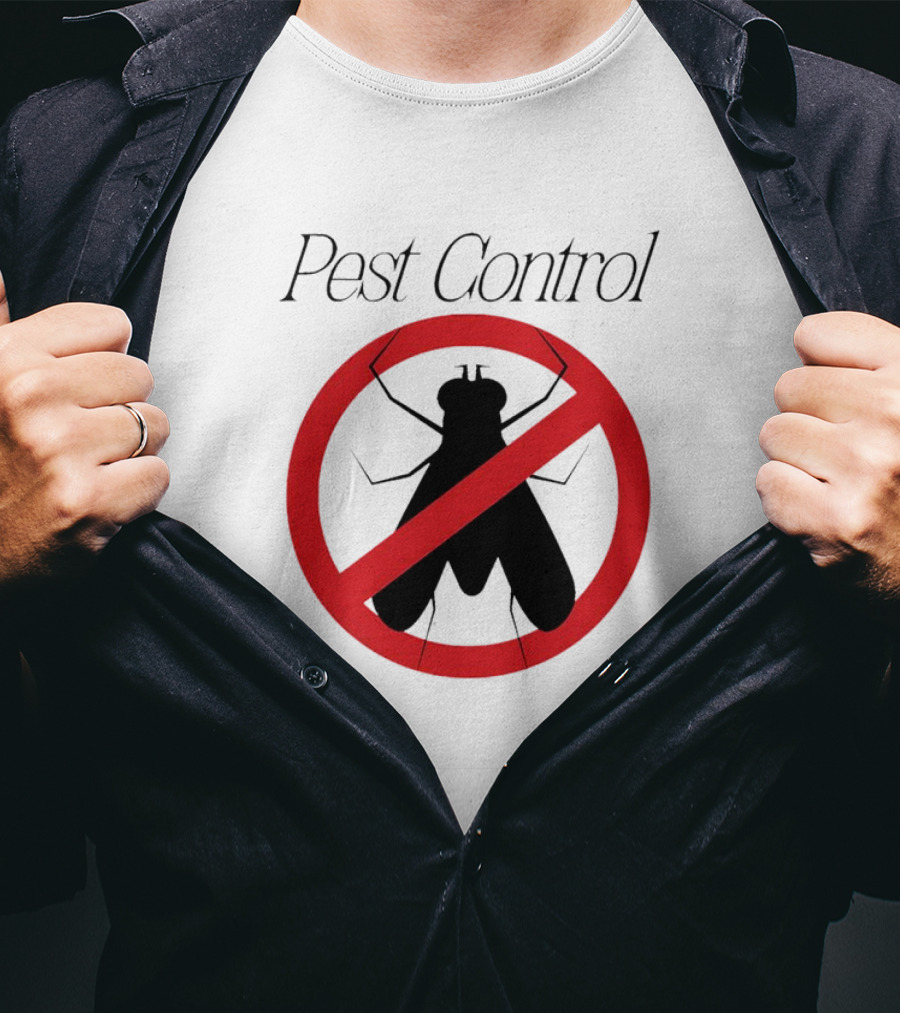 Ghostbusters Pest Control Logo Design T-Shirt