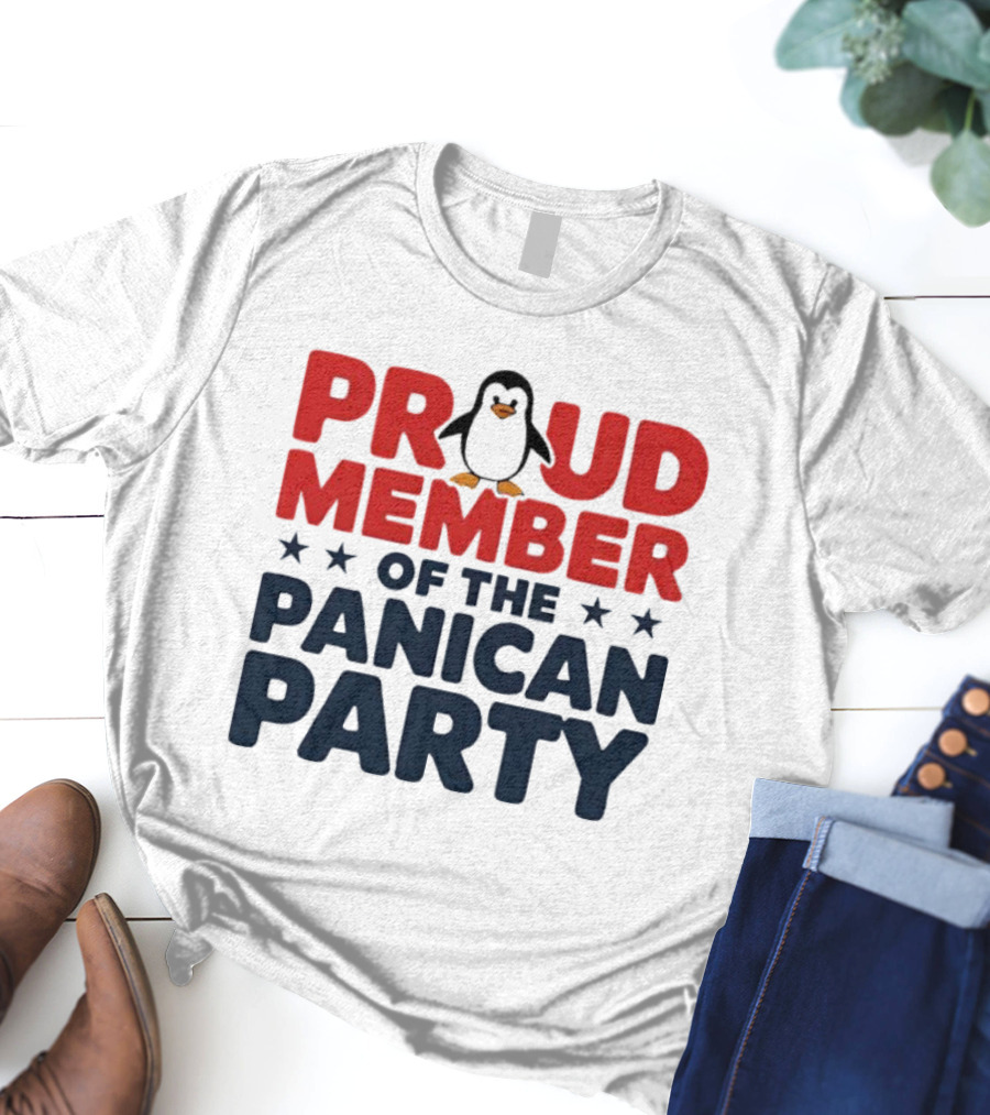 Proud Member Of The Panican Party Penguin T-Shirt