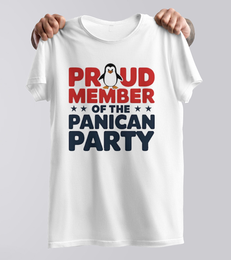 Proud Member Of The Panican Party Penguin T-Shirt