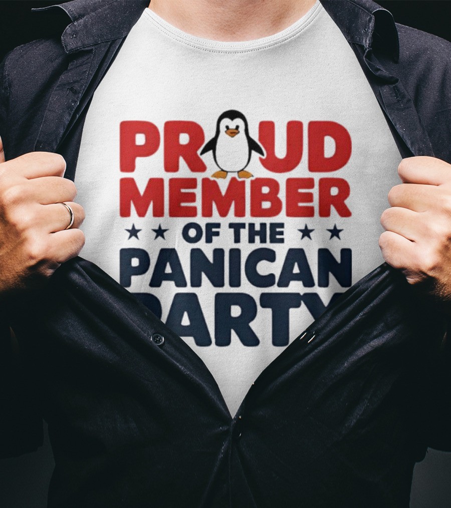 Proud Member Of The Panican Party Penguin T-Shirt