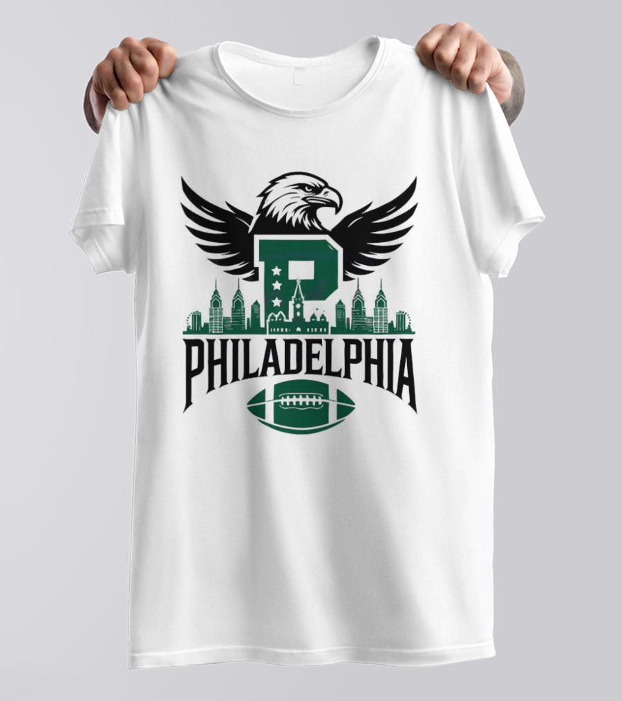 Philadelphia Skyline Football Team P Mascot 2025 T-Shirt