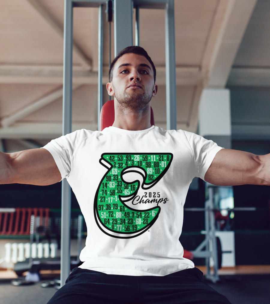 Philadelphia E 2025 Champs Numbers Design T-Shirt