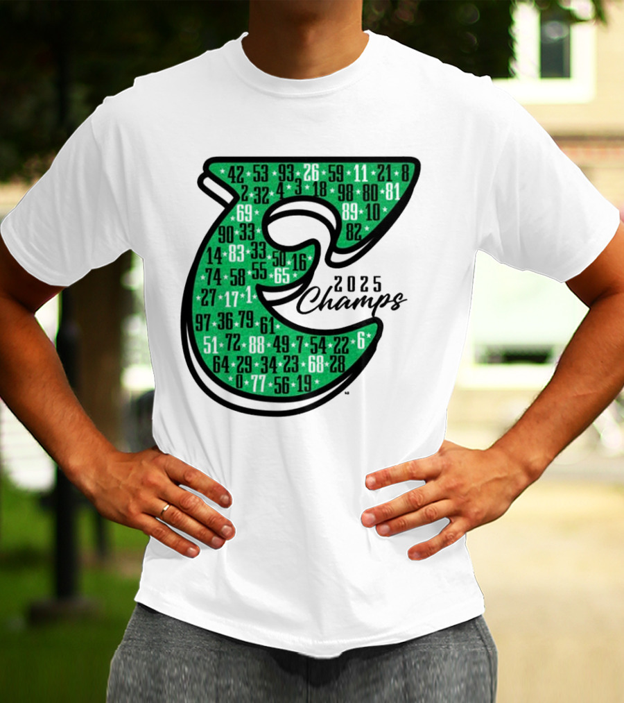 Philadelphia E 2025 Champs Numbers Design T-Shirt