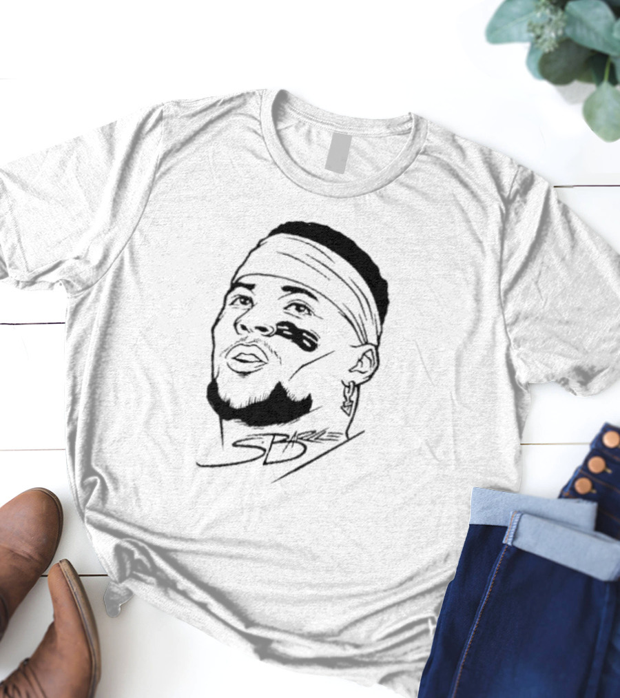 Philadelphia Eagles Saquon Barkley Floating Head Signature T-Shirt