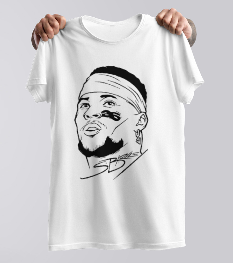 Philadelphia Eagles Saquon Barkley Floating Head Signature T-Shirt