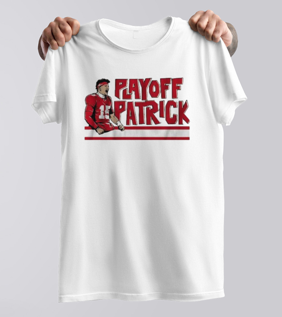 Playoff Patrick Mahomes Kansas City Chiefs Football Icon Graphic T-Shirt