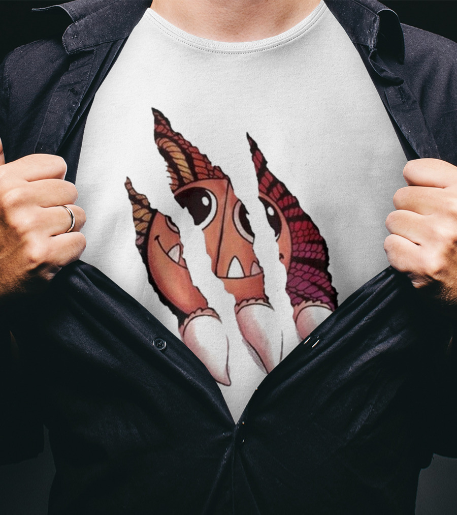 Poppy Playtime Yarnaby Claw Scratch Monster Teeth Eyes T-Shirt