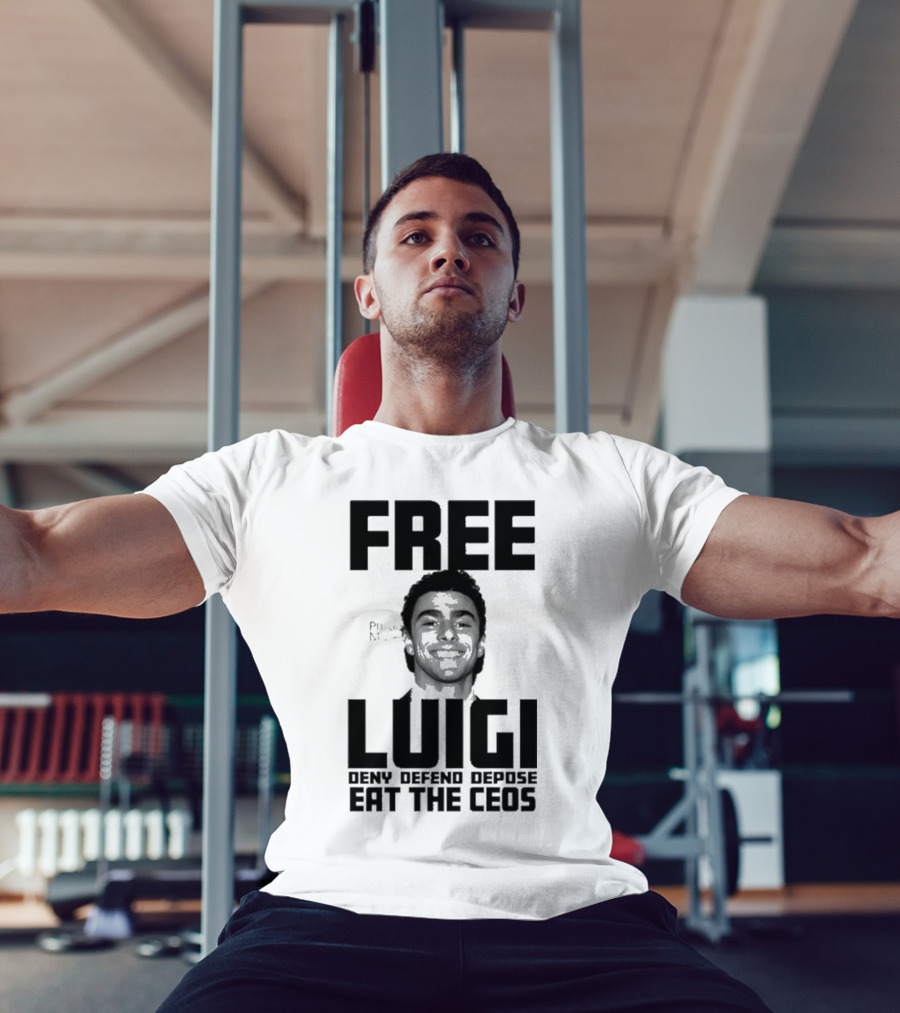 Portland USA Free Luigi Deny Defend Depose Eat The Ceos T-Shirt