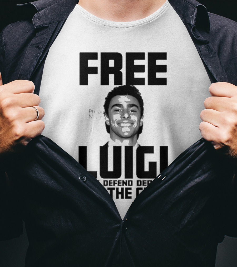 Portland USA Free Luigi Deny Defend Depose Eat The Ceos T-Shirt