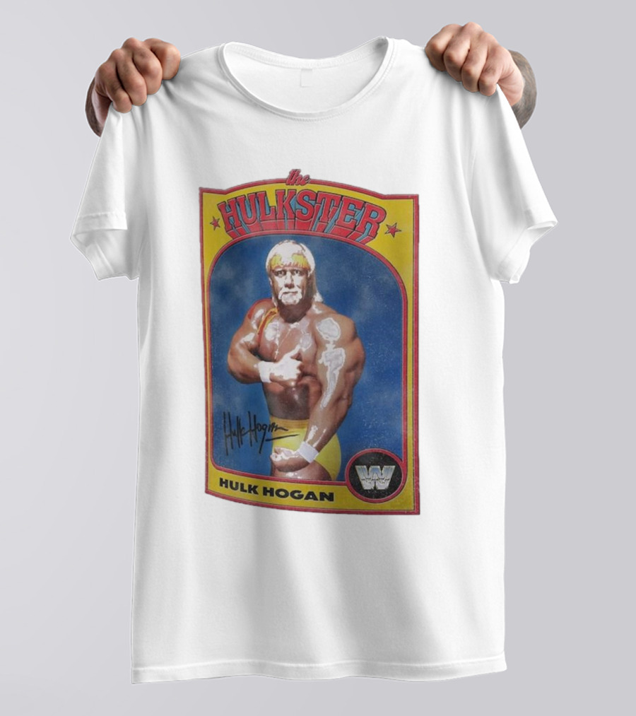 Hulk Hogan The Hulkster Vintage Sports Card Signature WWE 2025 Ripple Junction T-Shirt