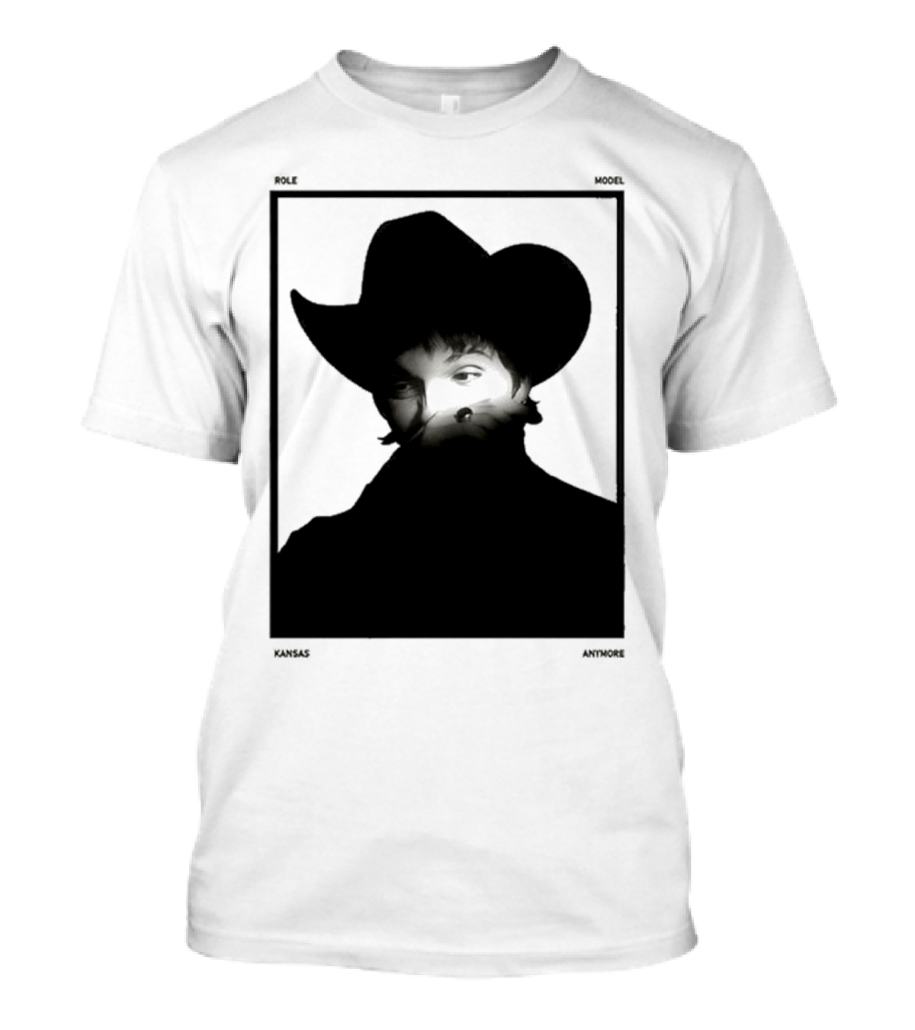 Role Model Anymore Kansas Cowboy Hat Boyfriend Fit Girls T-Shirt