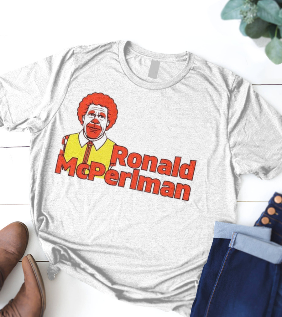 Ronald McPerlman McDonalds And Ron Perlman Crossover T-Shirt
