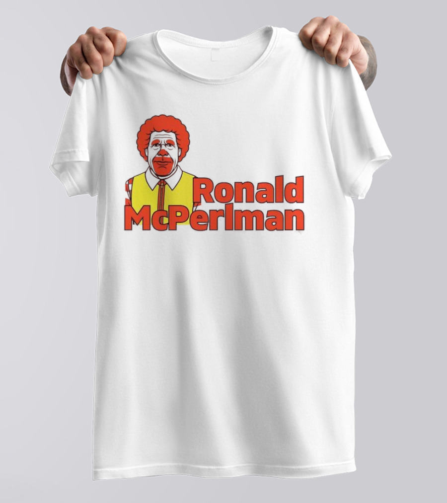 Ronald McPerlman McDonalds And Ron Perlman Crossover T-Shirt