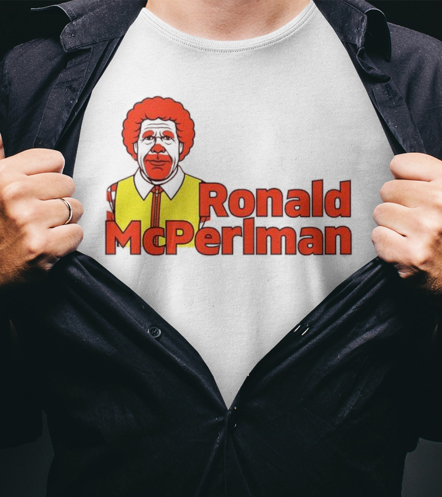 Ronald McPerlman McDonalds And Ron Perlman Crossover T-Shirt
