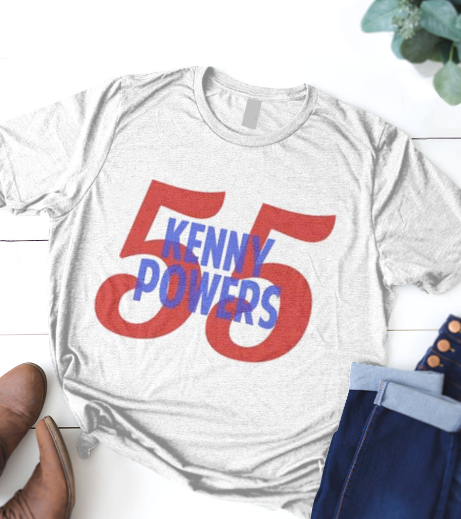 Kenny Powers 55 Bold Number Design T-Shirt