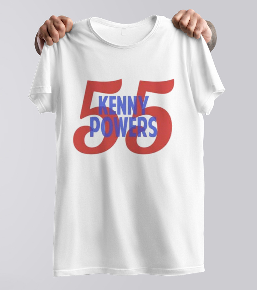 Kenny Powers 55 Bold Number Design T-Shirt