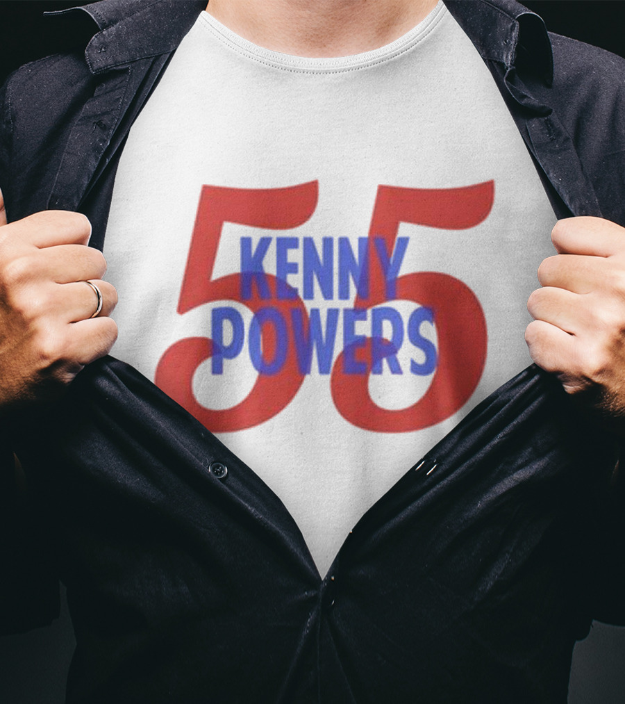 Kenny Powers 55 Bold Number Design T-Shirt