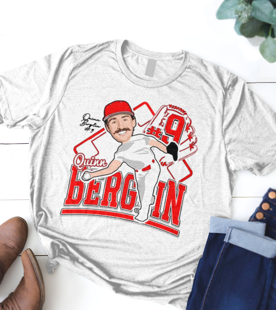 Quinn Berglin Baseball 2025 Glove Number 9 T-Shirt