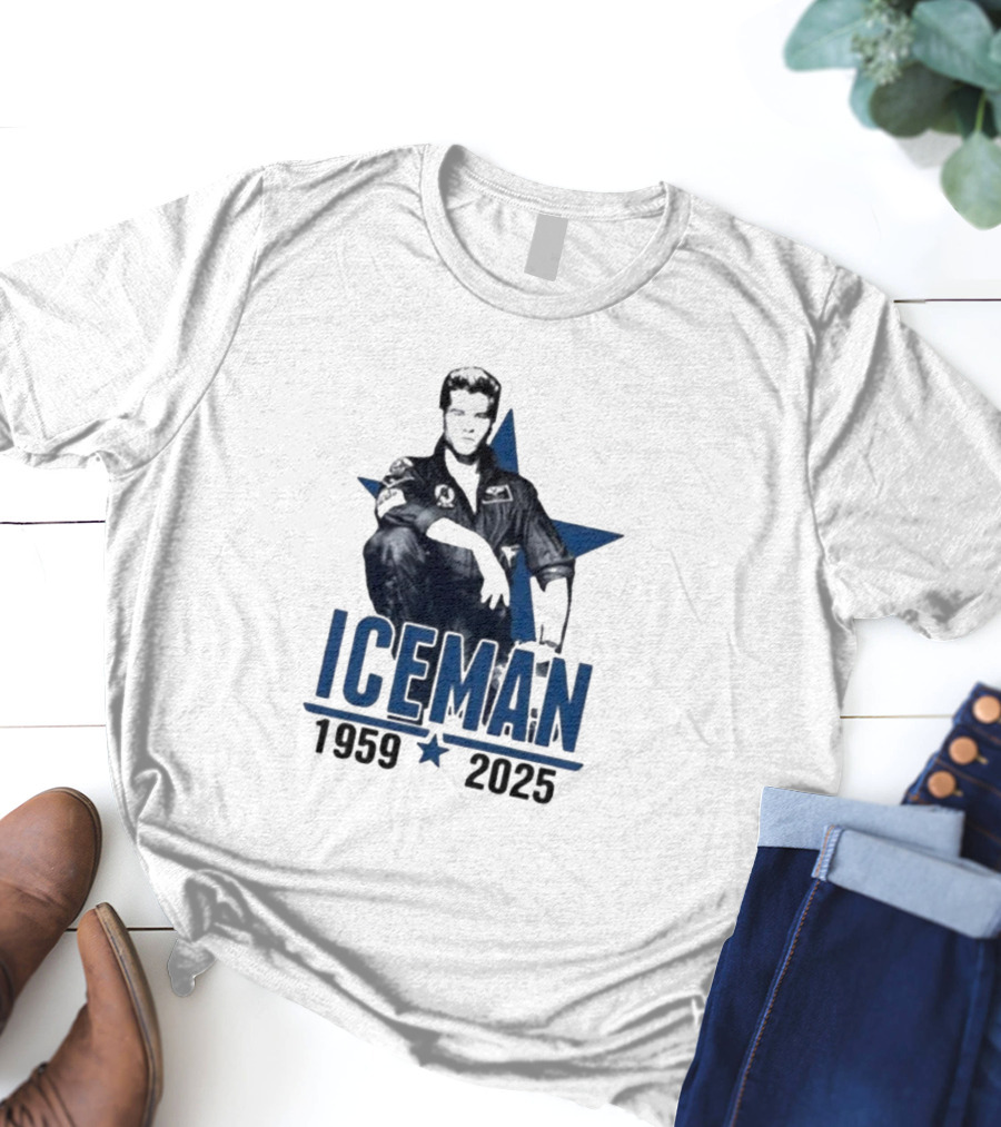 Val Kilmer 1959-2025 Iceman Top Gun T-Shirt