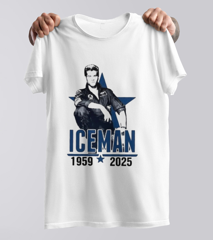 Val Kilmer 1959-2025 Iceman Top Gun T-Shirt