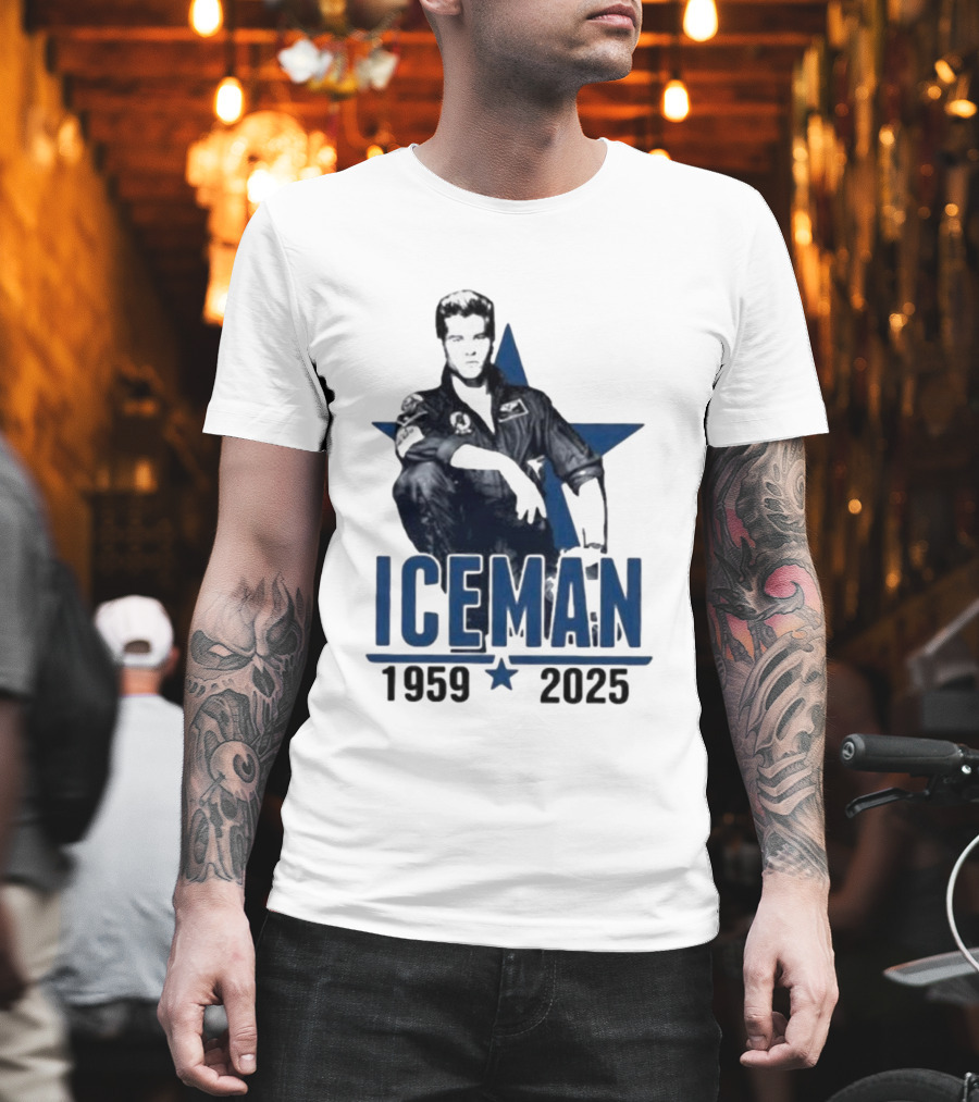 Val Kilmer 1959-2025 Iceman Top Gun T-Shirt