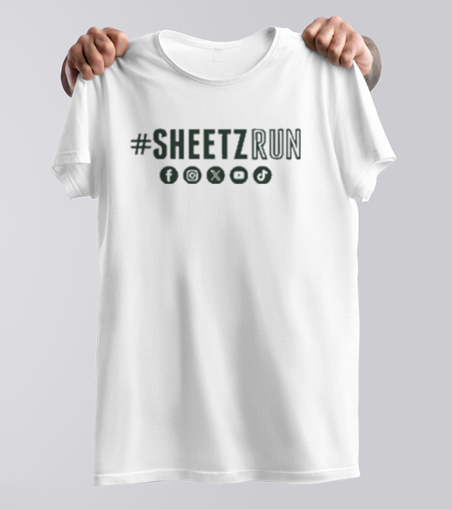 #SHEETZRUN Round Icons Collection T-Shirt