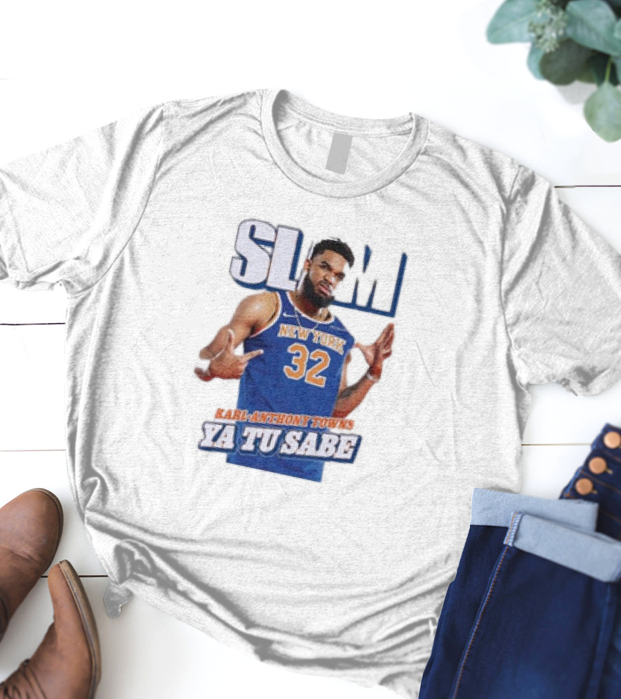 SLAM New York Karl-Anthony Towns Ya Tu Sabe T-Shirt
