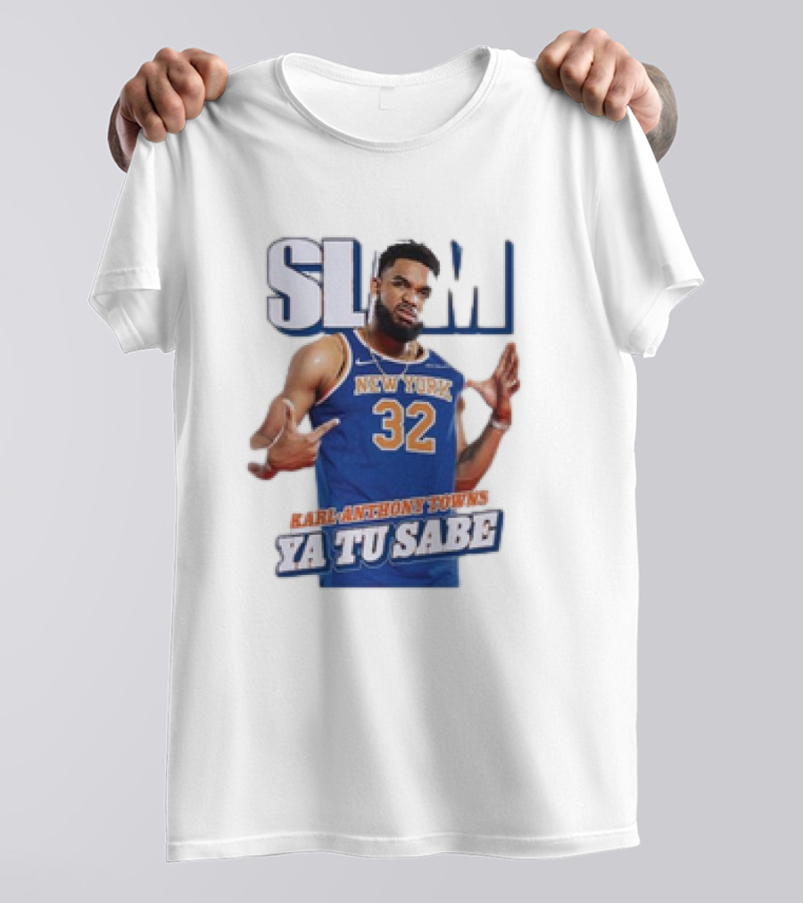 SLAM New York Karl-Anthony Towns Ya Tu Sabe T-Shirt