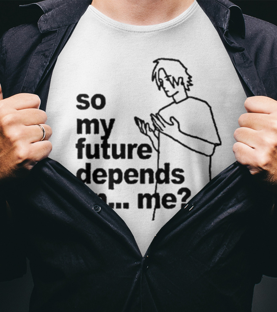 So My Future Depends On Me Character Sketch T-Shirt
