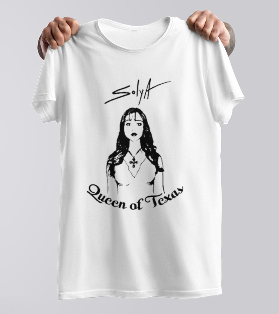 Solyamusic Queen Of Texas Retro Music Vibe T-Shirt