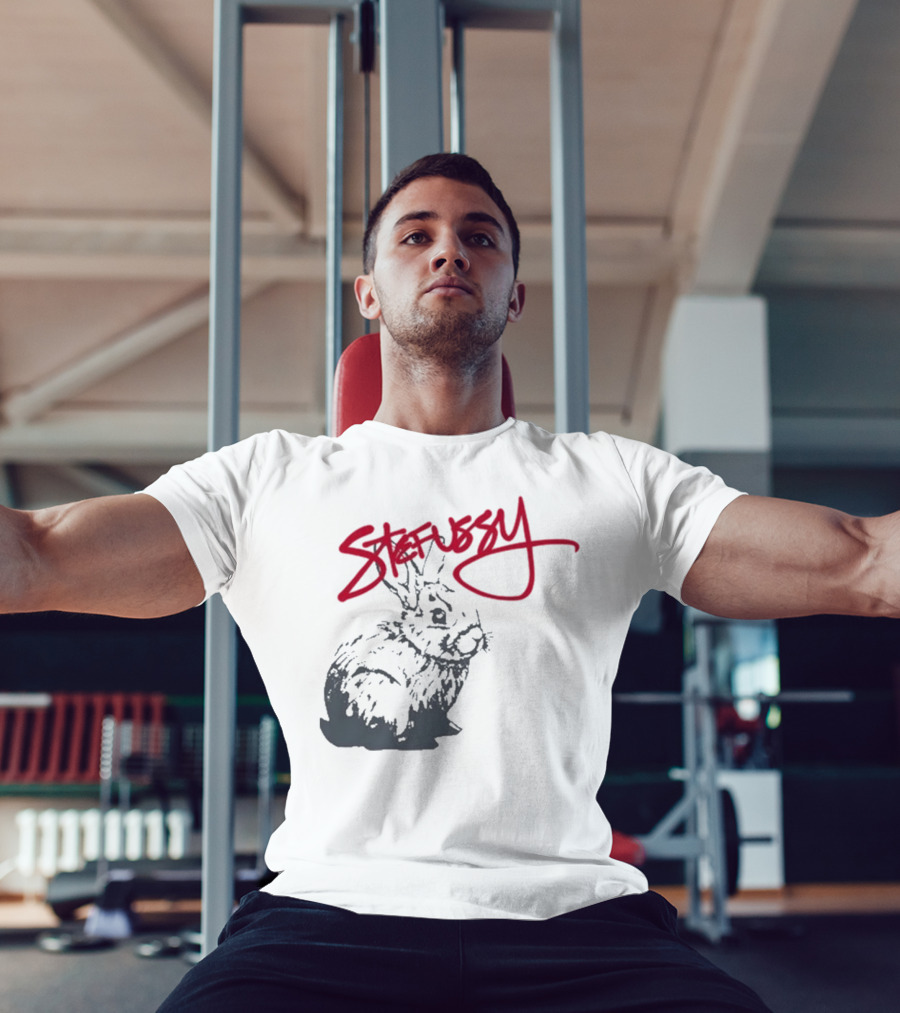 Stefussy Bunny Stussy Graphic T-Shirt